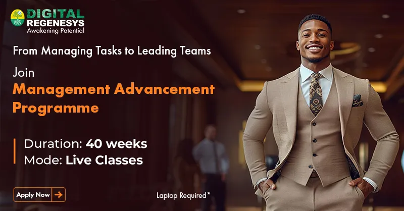 Management Advancement Programme Online Course in South Africa