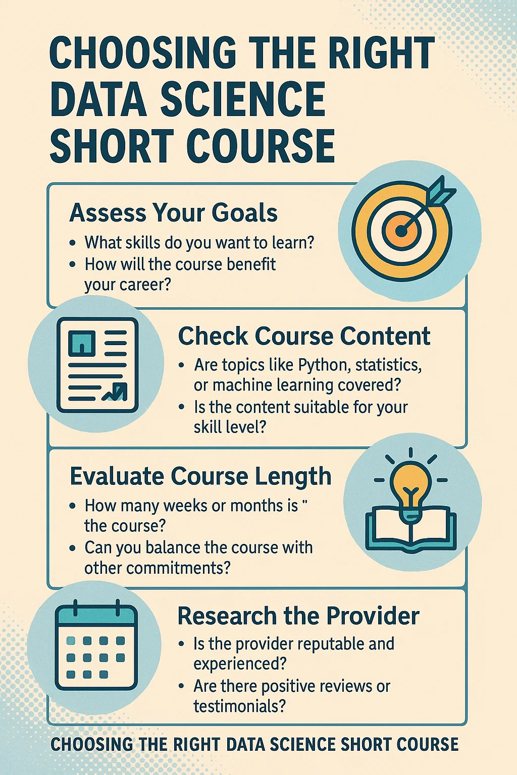 Choosing the Right Data Science Short Course